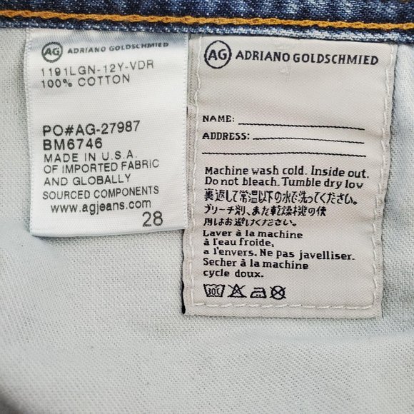 Adriano Goldschmied 28 Nomad Slim Jeans  Med Wash - Picture 7 of 9